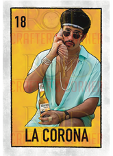DTF Screen Print Image - 18 La Corona